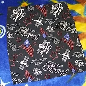 Black/Multi Ford Skirt